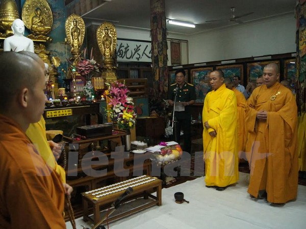 Lễ cầu siêu ở Ấn Độ tưởng niệm các liệt sĩ hy sinh vì biển đảo